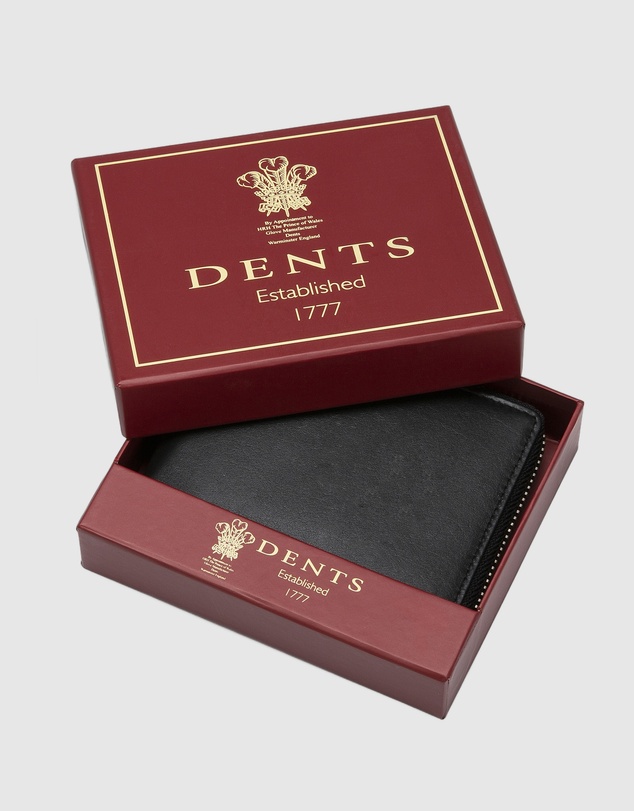 DENTS - Avon Nappa Leather Zip Wallet with RFID Blocking