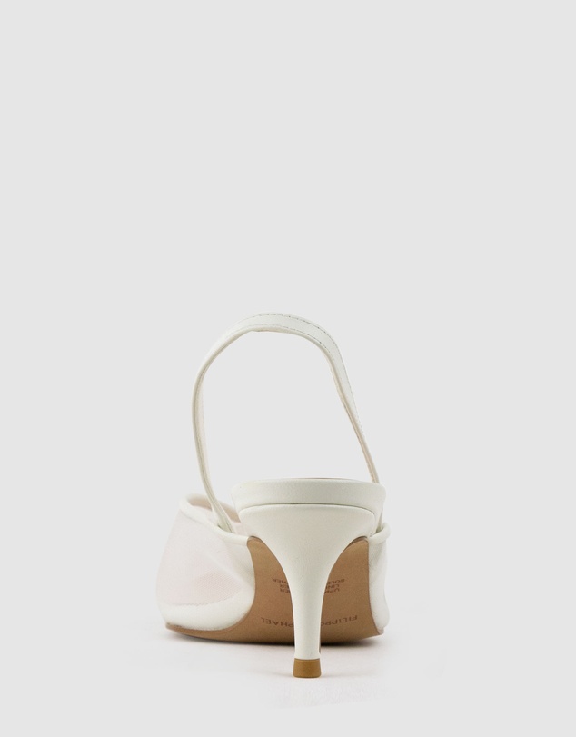 Edward Meller - DESTINE60 Lace Front Mesh Slingback