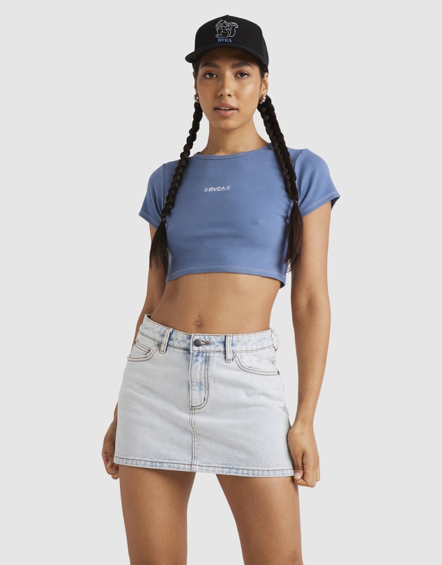 RVCA - Womens Mini Denim Skirt