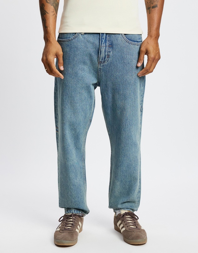 Thrills - ICONIC EXCLUSIVE - Chopped Denim Jeans