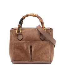 Pre-Loved by Azura Reborn - Pre-Loved Mini Suede Bamboo Satchel
