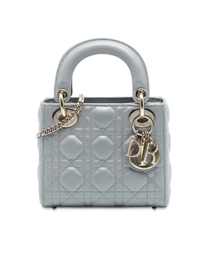 Pre-Loved by Azura Reborn - Pre-Loved Mini Lambskin Cannage Lady Dior