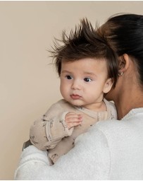 Bebe by Minihaha - Otto Velour Zip Onesie - Babies