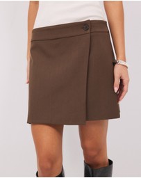 Calli - Remi Wrap Mini Skirt