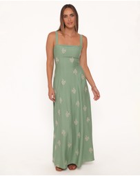 Petal & Pup - Oregon Maxi Dress - Green
