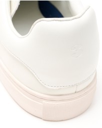 3 Wise Men - 3 Wise Men Nicks White Leather Sneaker