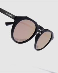 Hawkers Co - Polarized Black Rose gold Warwick Raw Sunglasses for Men and Women UV400