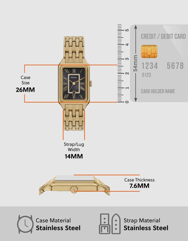 Fossil - Raquel Gold Tone Analogue Watch