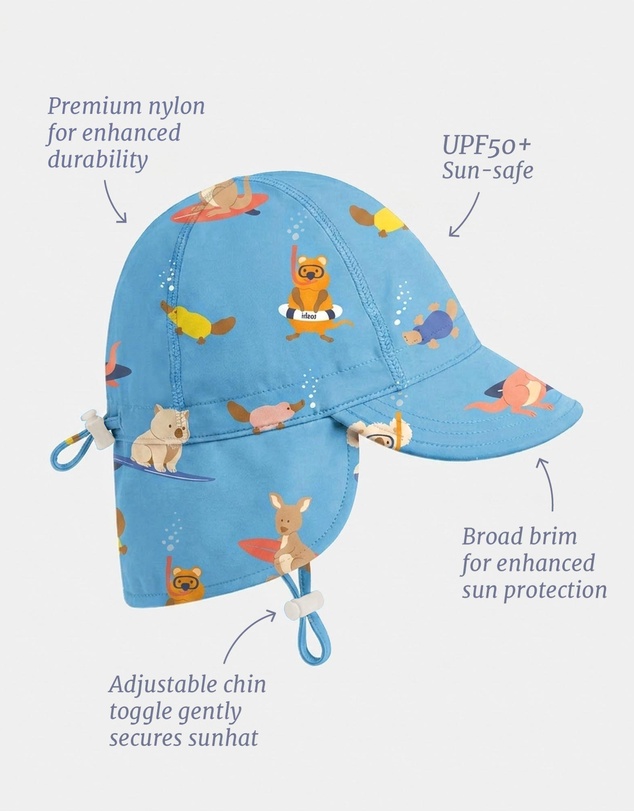 Toshi - Swim Flap Cap Pirate - Babies-Kids