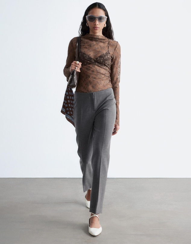 & Other Stories - LS Lace Top