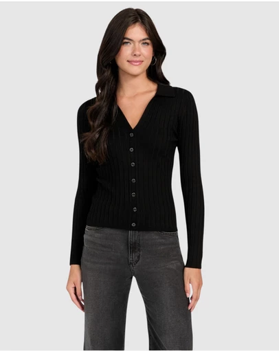 GUESS - Eco Ribbed Miranda Sweater Top