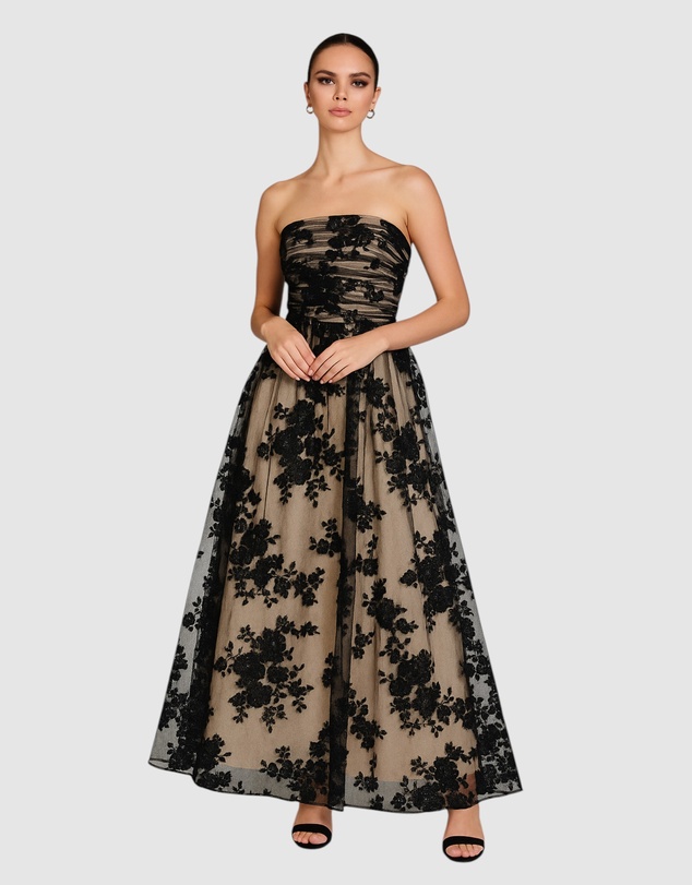 Romance by Honey and Beau - Merci Strapless Gown
