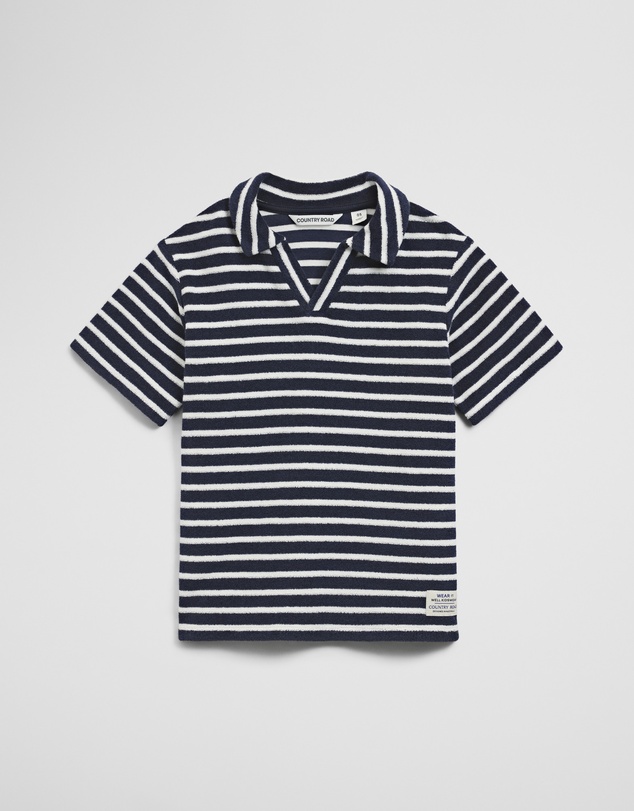 Country Road - Short Sleeve Relaxed Terry Polo
