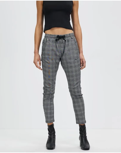 DRICOPER DENIM - Active Wild Ginger Check Jeans
