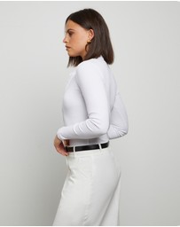 General Pants Co. Basics - Button Front Long Sleeve Bodysuit