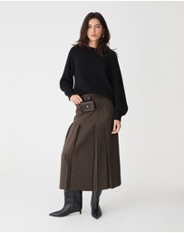 Forcast - Evelyn Pleated Skirt