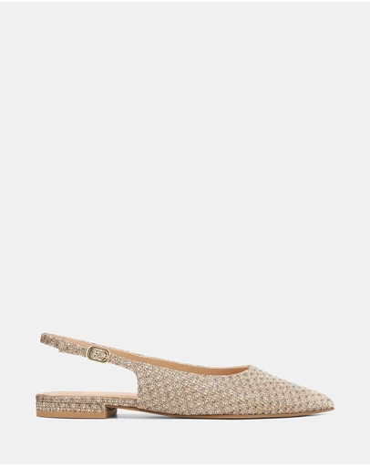 Wittner - Mary Metallic Lurex Slingbacks