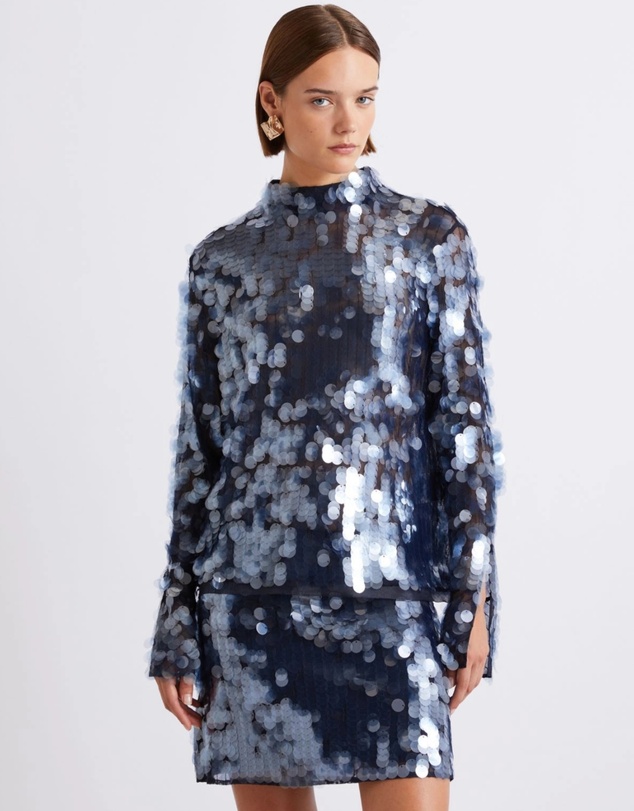 Marella - Sequin Tulle Top