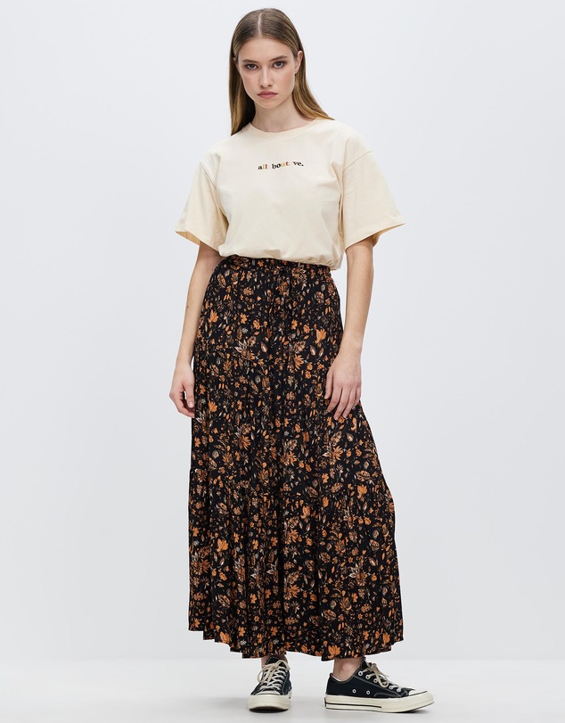 All About Eve - Cleo Floral Maxi Skirt