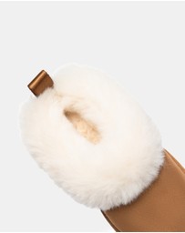 EVERAU - Australian Shepherd Ugg Glacial Kids Cow Suede Upper UGG Boots