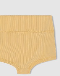 Zulu & Zephyr Mini - Mini Stripe Rib Boy Shorts - Kids