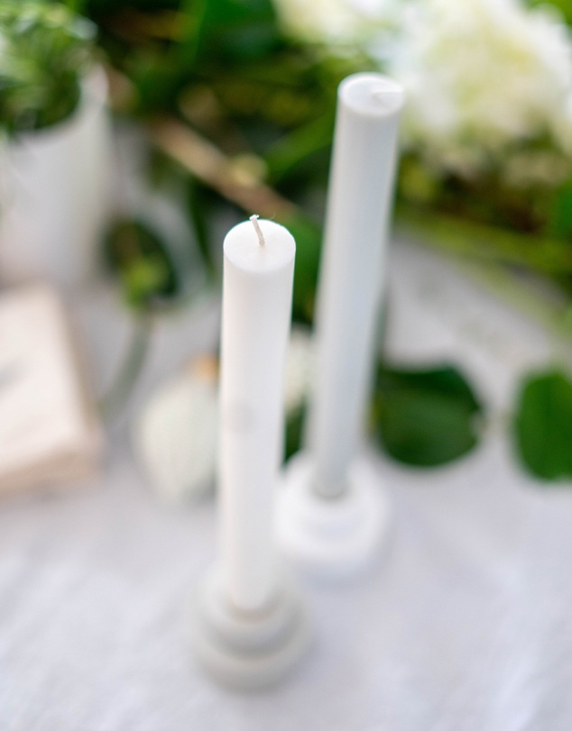 porter green - flipp sml silicone unbreakable candle holder set