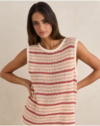 Rhythm - Tami Stripe Knit Longline Tank