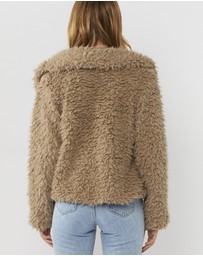 Everly Collective - She's With Me Teddy Jacket