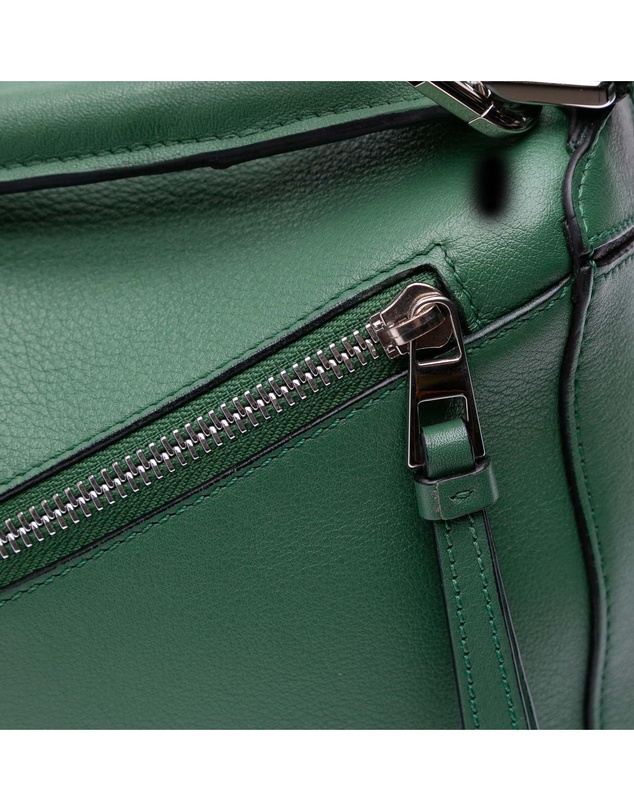 Pre-Loved by Azura Reborn - Pre-Loved Medium Tricolor Calfskin Puzzle Satchel