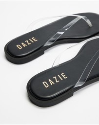 Dazie - Ruby Clear Thongs