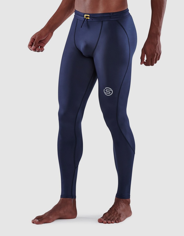 SKINS - SKINS Compression Men's Series-3 Activewear Long Tight T&R Navy Blue