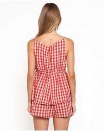 Petal & Pup - Rory Top - Red Gingham