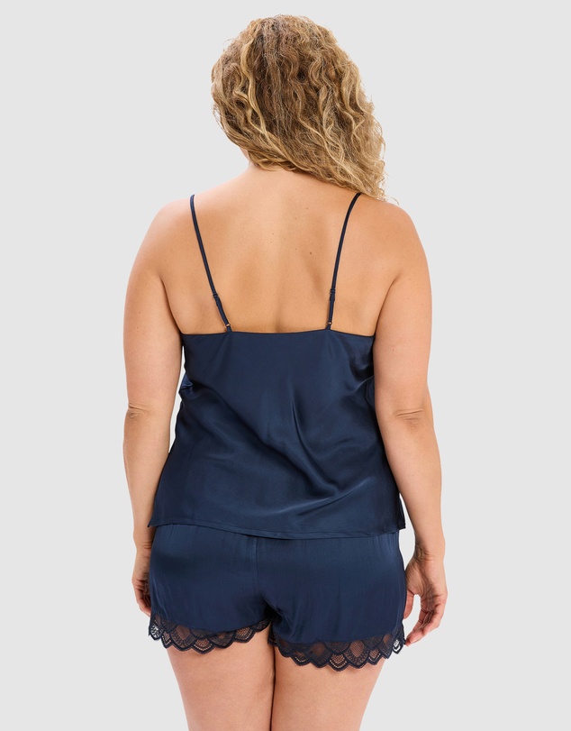 Sans Complexe - Classy Viscose Satin Camisole With Lace