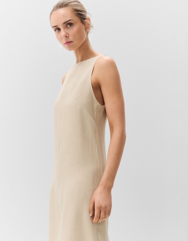 UNISON - Linen Sleeveless Maxi Dress