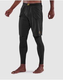 SKINS - SKINS Compression Men's Series-5 Activewear Long Tight T&R Black