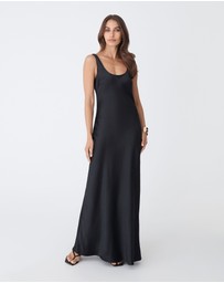 Forcast - Calliope Bias Cut Slip Dress