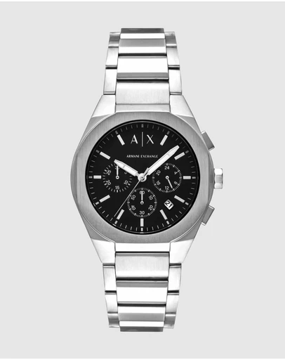 Armani Exchange - Silver Tone Chronograph Watch
