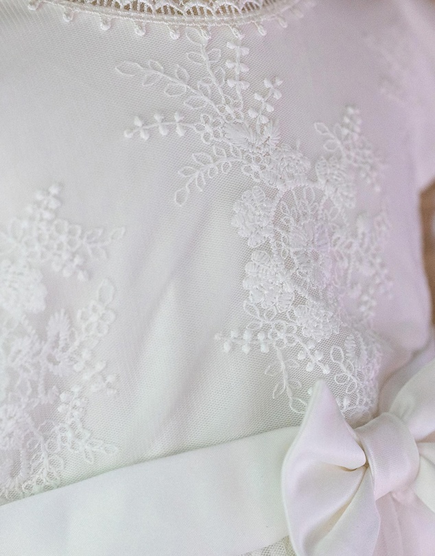 Bebe by Minihaha - Open Back Christening Dress - Babies