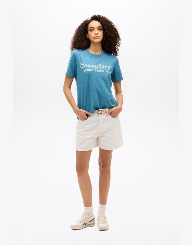 Superdry - Venue Metallic Graphic Tee