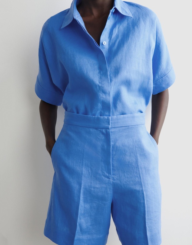 COS - Tailored Elasticated Linen Shorts