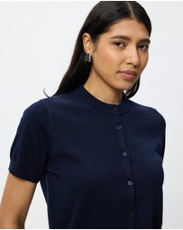 White By FTL - Ruby Short Sleeve Cardigan