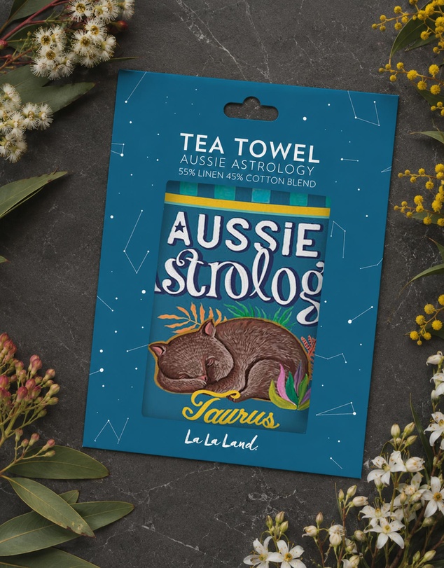 La La Land - Tea Towel Aussie Astrology