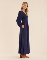 Amelius - Chelsea V Neck Maxi Dress