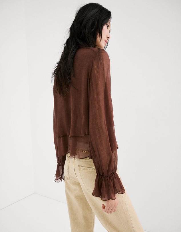 M.N.G - Choco Blouse