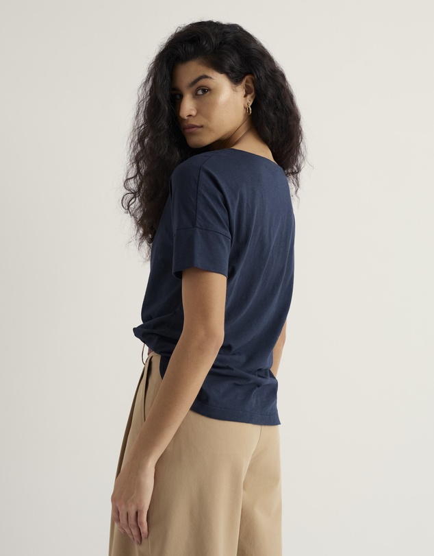 Seasalt - Seasalt Cornwall Navy Bryher View T-Shirt