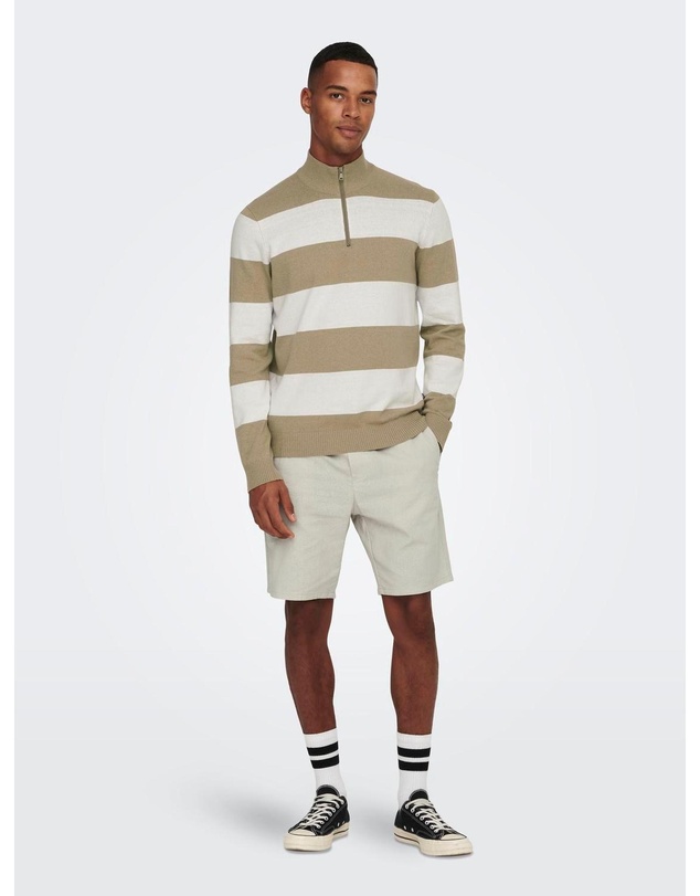 Only & Sons - Linus Linen Blend Shorts