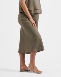 Ripe Maternity - Debbie Linen Skirt