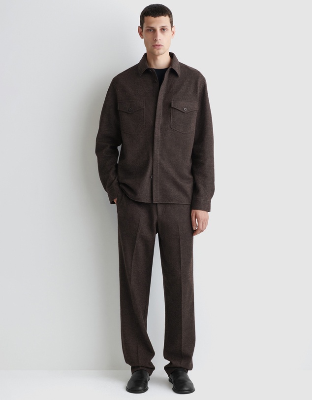 COS - Relaxed Boiled-Wool Overshirt