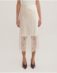 Witchery - Lace Trim Skirt