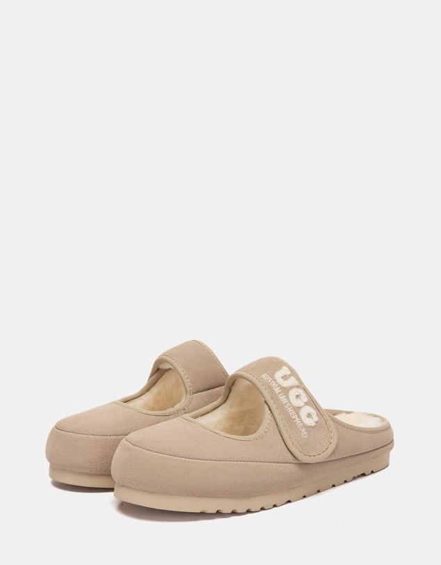 EVERAU - Australian Shepherd Ugg Velly Cow Suede Upper House Shoes